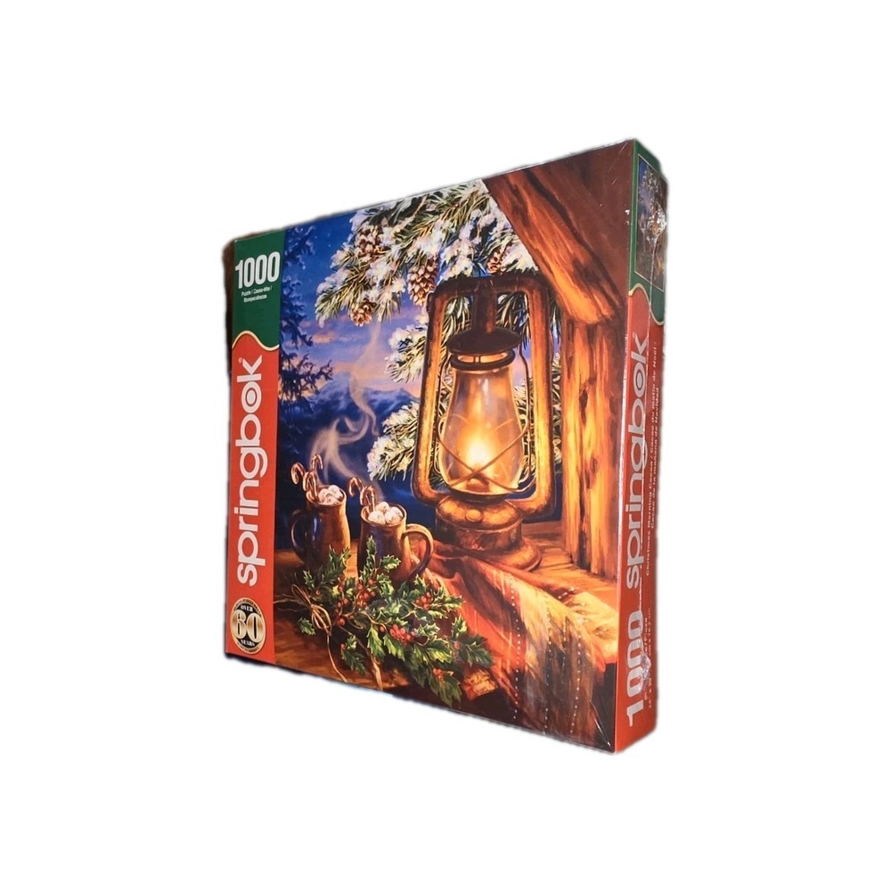 Springbok, 1000 pc., NIB, "Christmas Morning Cocoa", jigsaw puzzle #1242